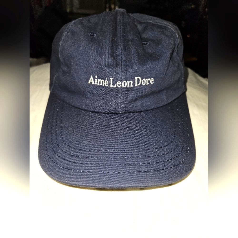 Aimé Leon Dore Navy and Tan Cap